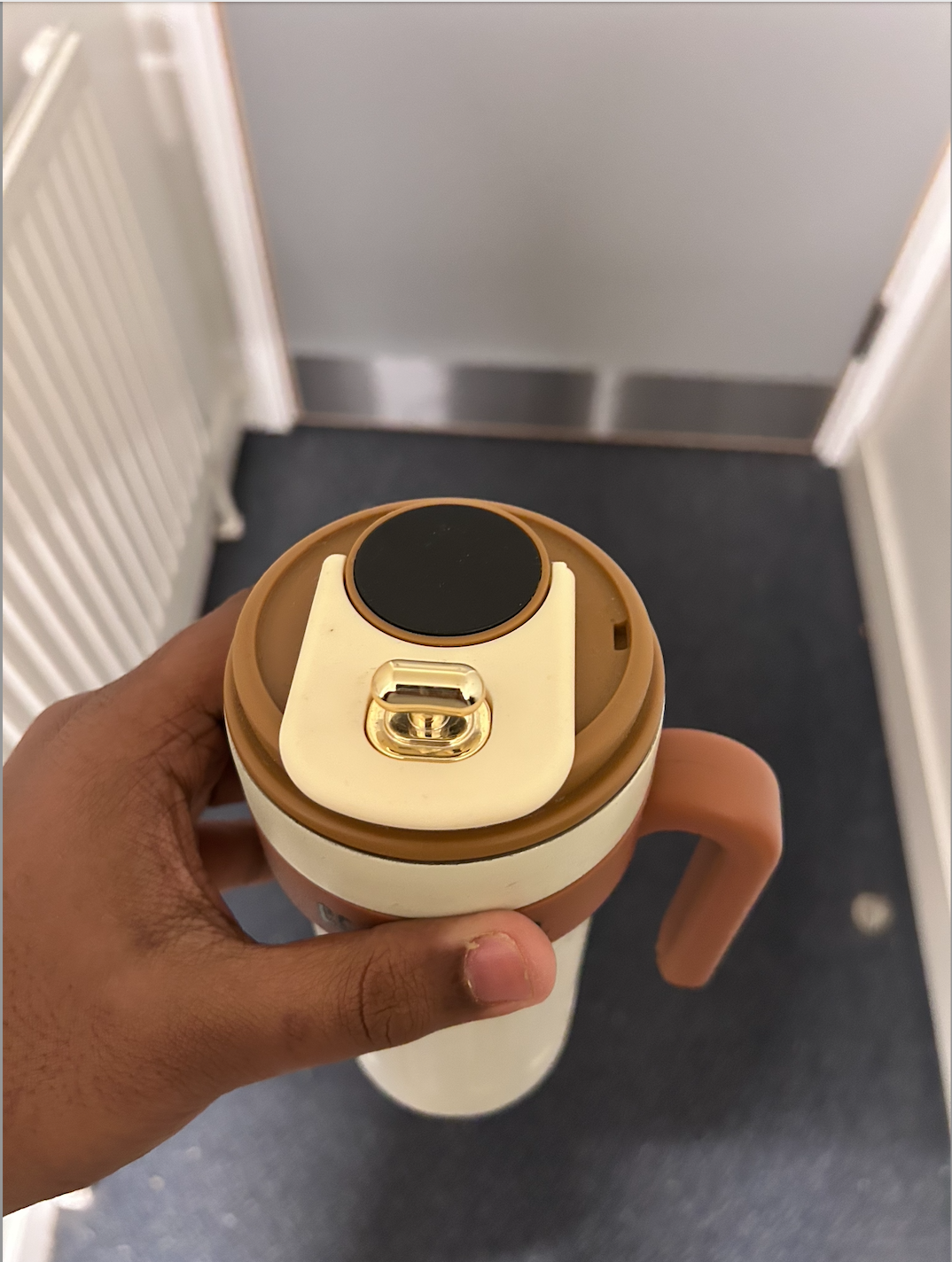 insulated coffee cup from CF. FEE CUP