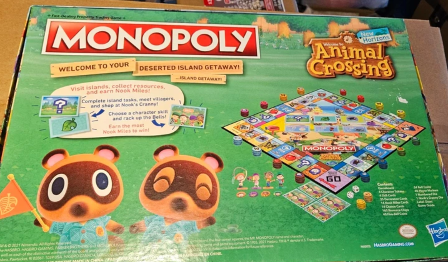 Monopoly: Animal Crossing New Horizons Edition – Fun Family Board Game